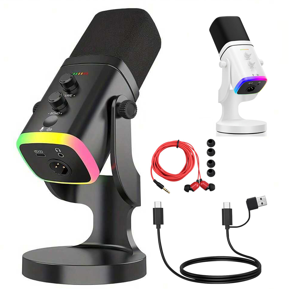 Microphone dynamique USB/XLR p - Gaming Headset Rgb avis et prix