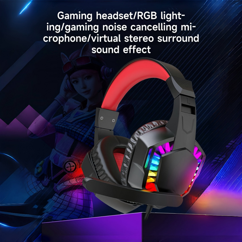 A66, écouteurs filaires, casqu - Gaming Headset Rgb avis et prix